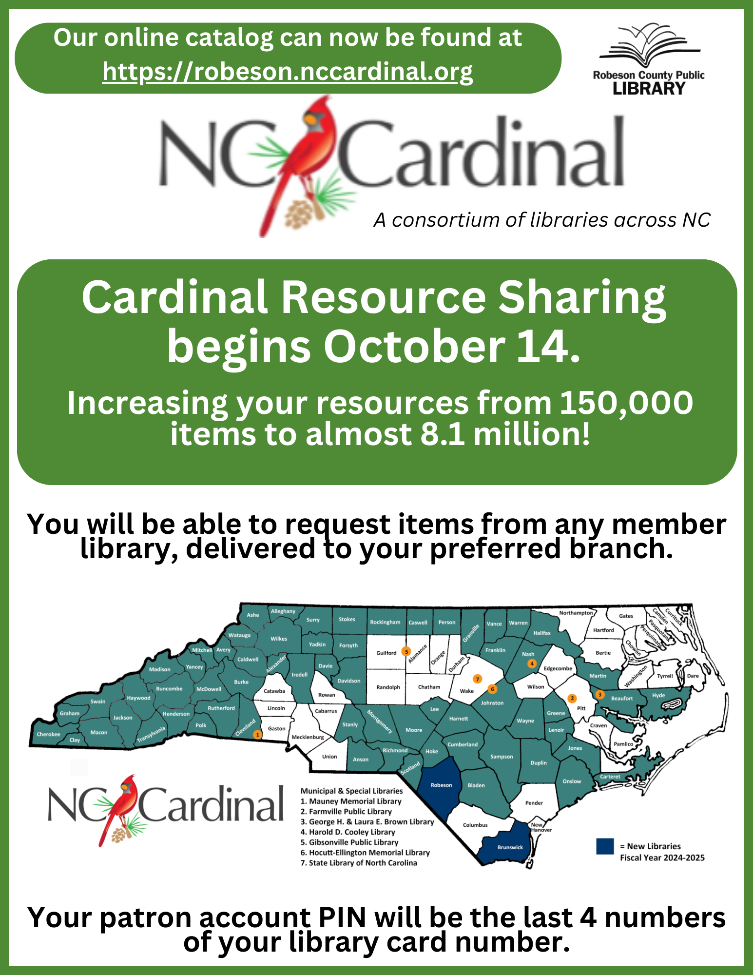 Robeson County Public Library A NC Cardinal Library