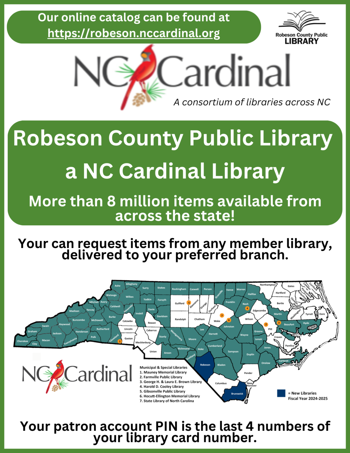 Robeson County Public Library A Nc Cardinal Library